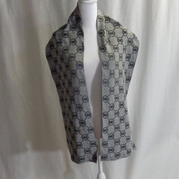 Michael Kors Black/Gray Scarf - Picture 9 of 10